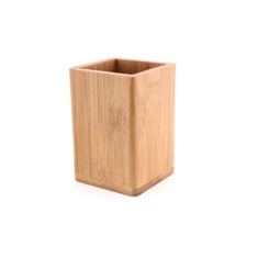 Square Natural Wood Tumbler